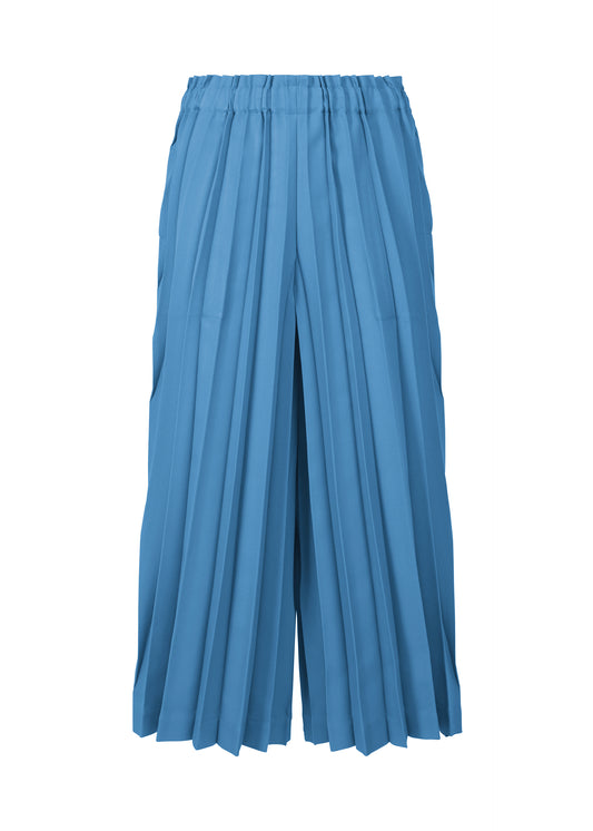 COLOR PLEATS BOTTOM、ウィメンズ_パンツ、ブルー