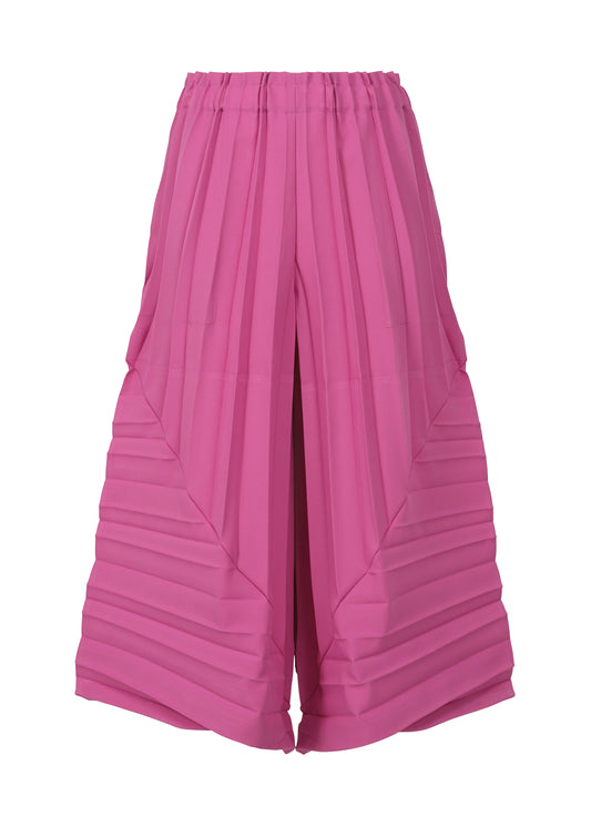 COLOR PLEATS BOTTOM、ウィメンズ_パンツ、ピンク