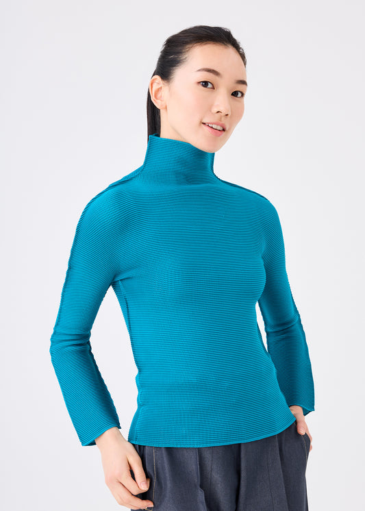 STRETCH PLEATS 4、ウィメンズ_トップス_トップ、着用画像1