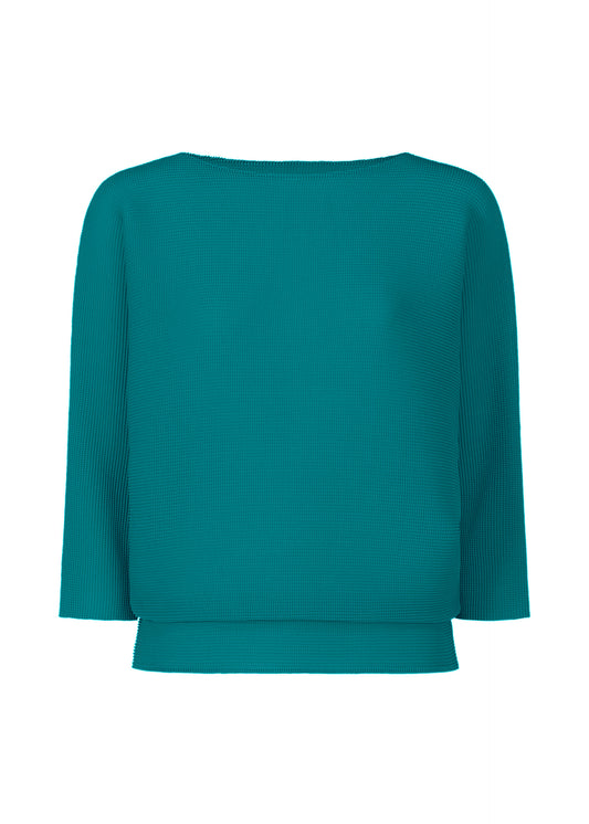 DOLMAN STRETCH PLEATS 2、ウィメンズ_トップス_トップ、ブルー