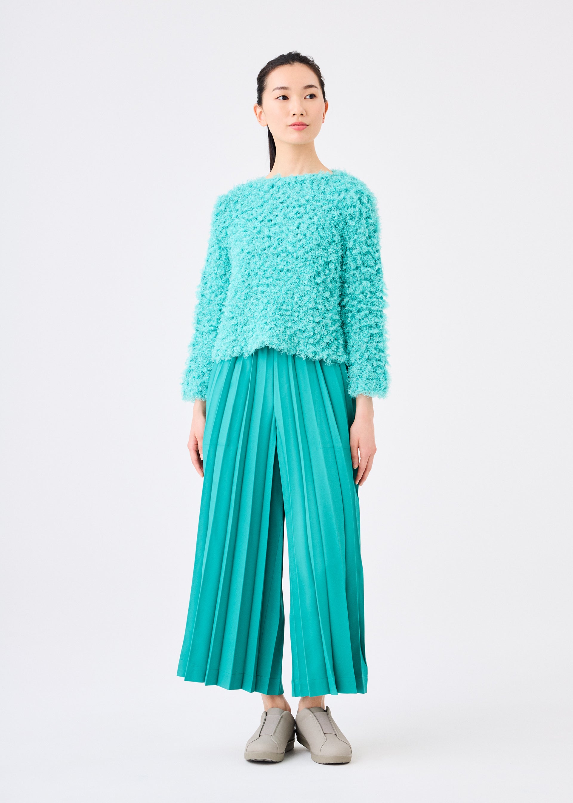 SHAGGY PLEATS、ウィメンズ_トップス_トップ、着用画像3