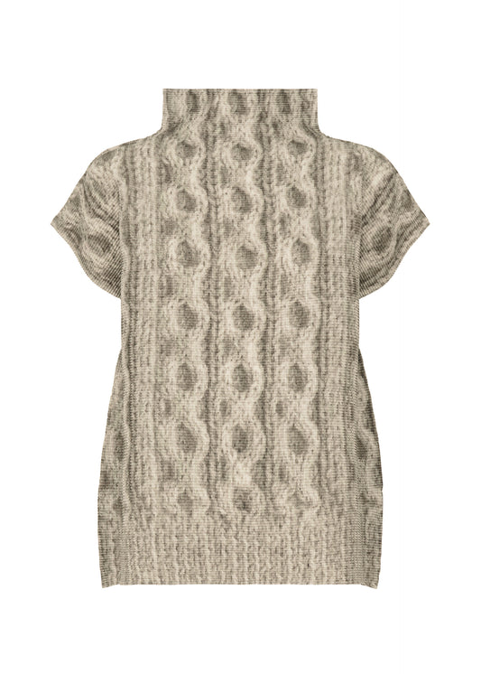 ARAN KNIT、ウィメンズ_トップス_トップ、グレー