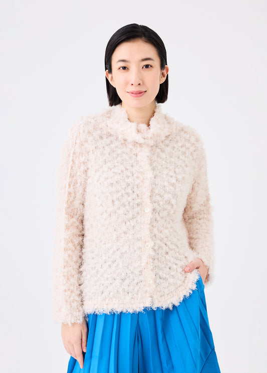SHAGGY PLEATS、ウィメンズ_トップス_カーディガン、着用画像1