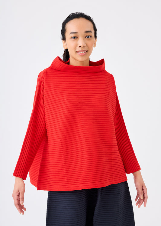 CORDUROY PLEATS、ウィメンズ_トップス_トップ、着用画像1