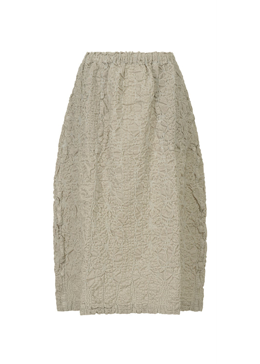 ARAN KNIT FLOCKY CAULIFLOWER、ウィメンズ_スカート、グレー