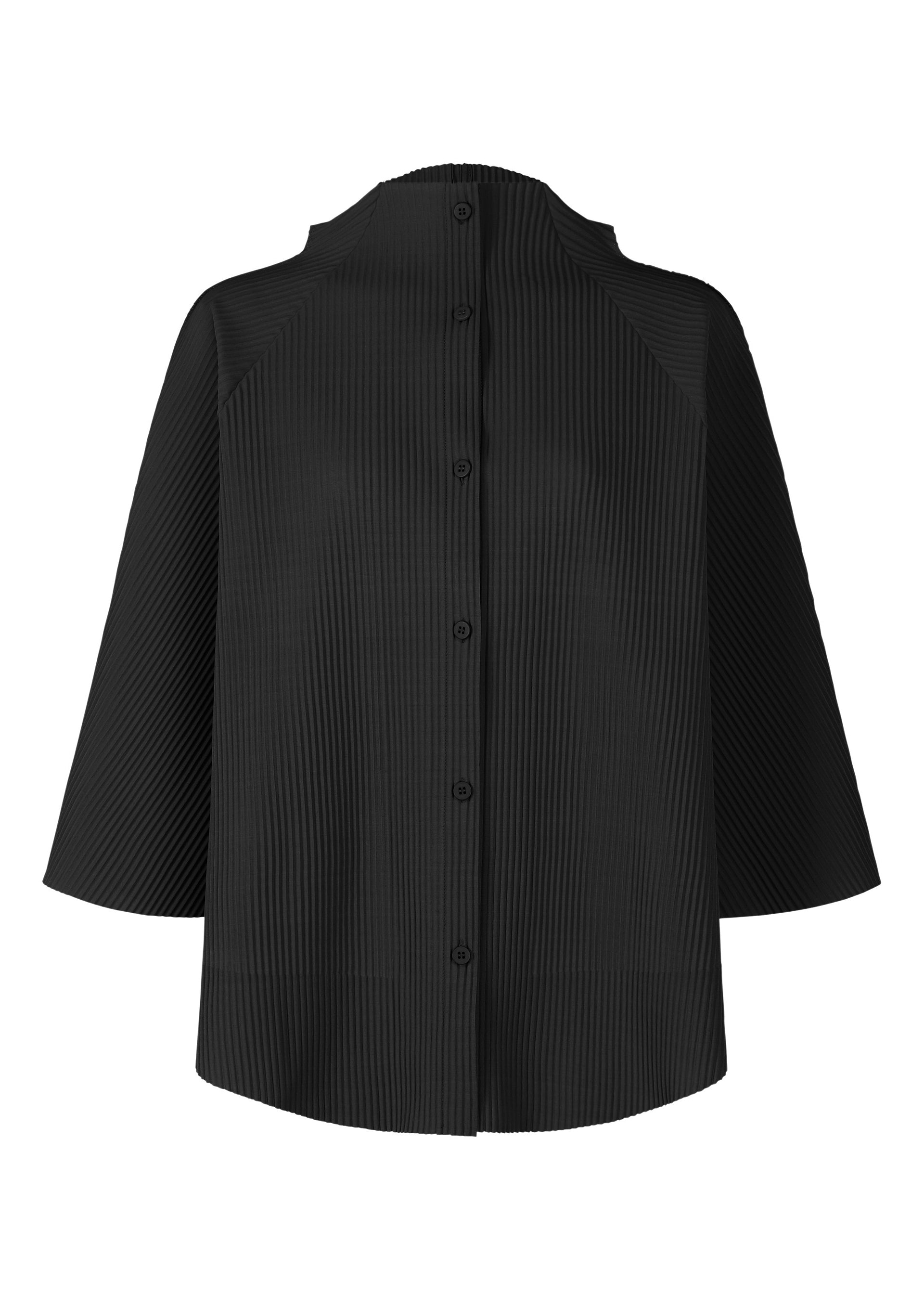 WING PLEATS、ウィメンズ_トップス_カーディガン、ブラック
