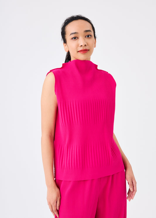 STRIPE PLEATS、ウィメンズ_トップス_トップ、着用画像1