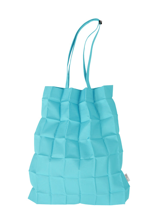 DICE PLEATS BAG、バッグ&財布_トートバッグ、ブルー