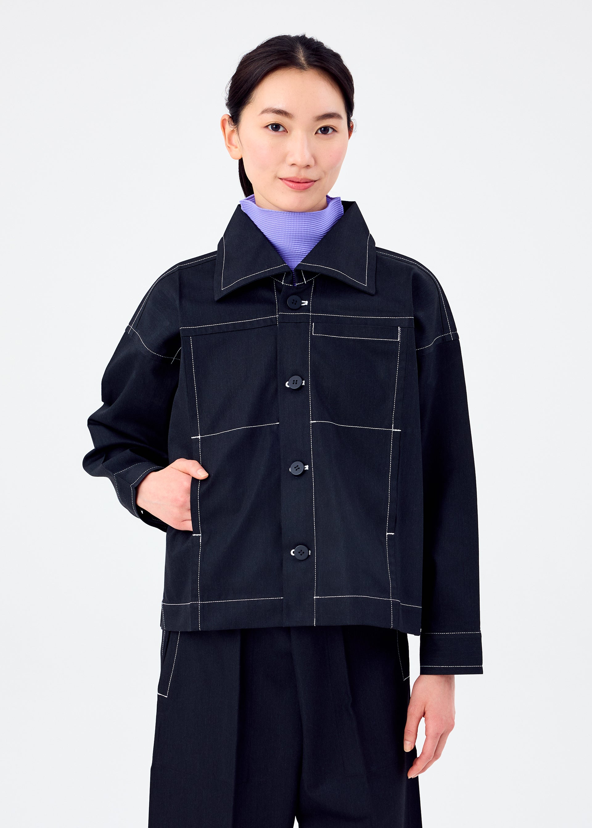 FLAT DENIM、ウィメンズ_ジャケット&コート_ジャケット&ブルゾン、着用画像1