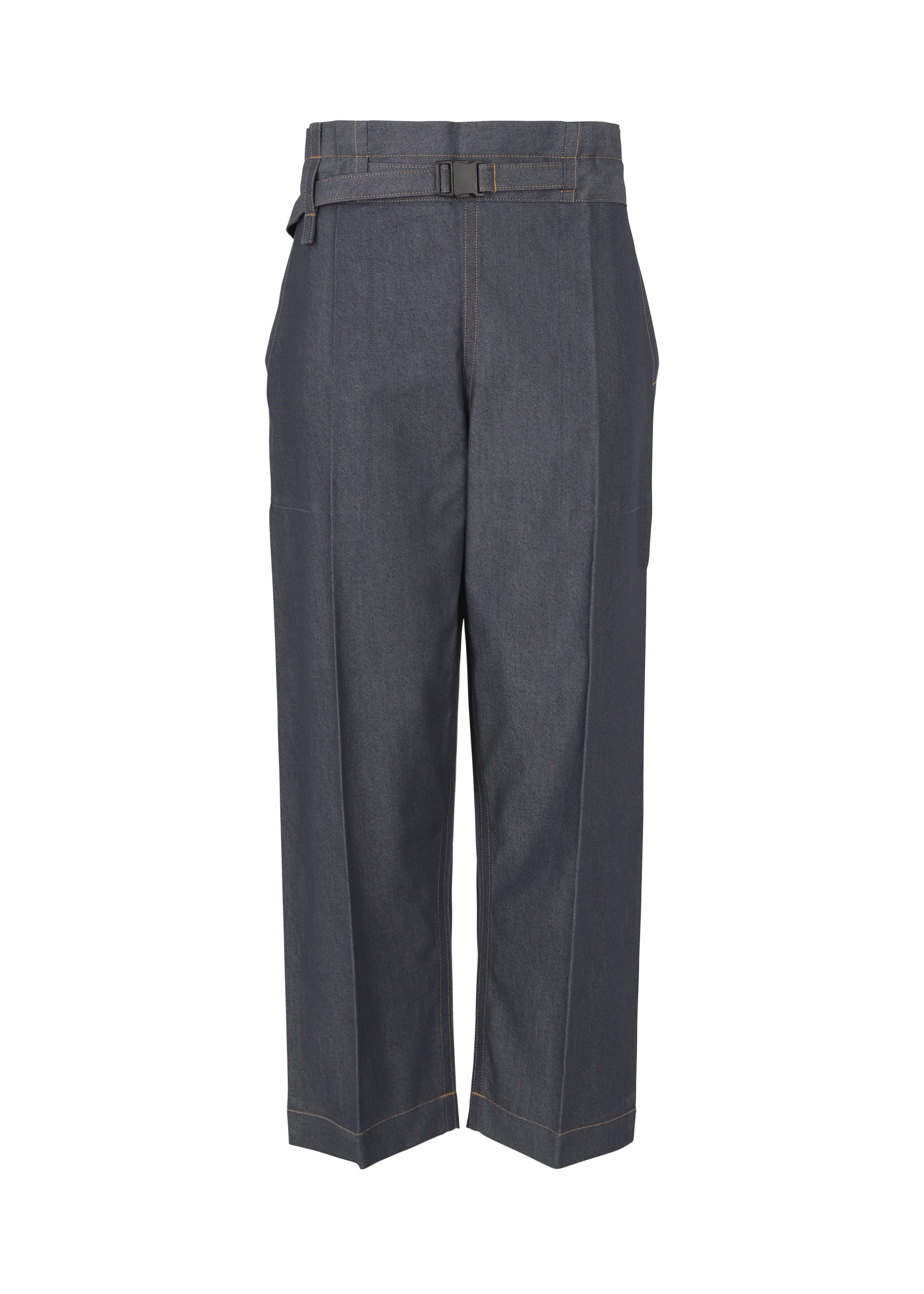 FLAT DENIM、ウィメンズ_パンツ、ネイビー