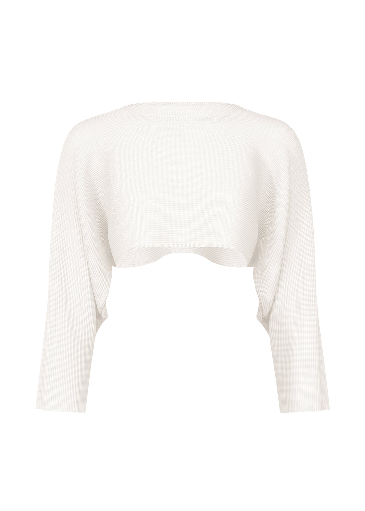 DOLMAN STRETCH PLEATS 1、ウィメンズ_トップス_トップ、ホワイト