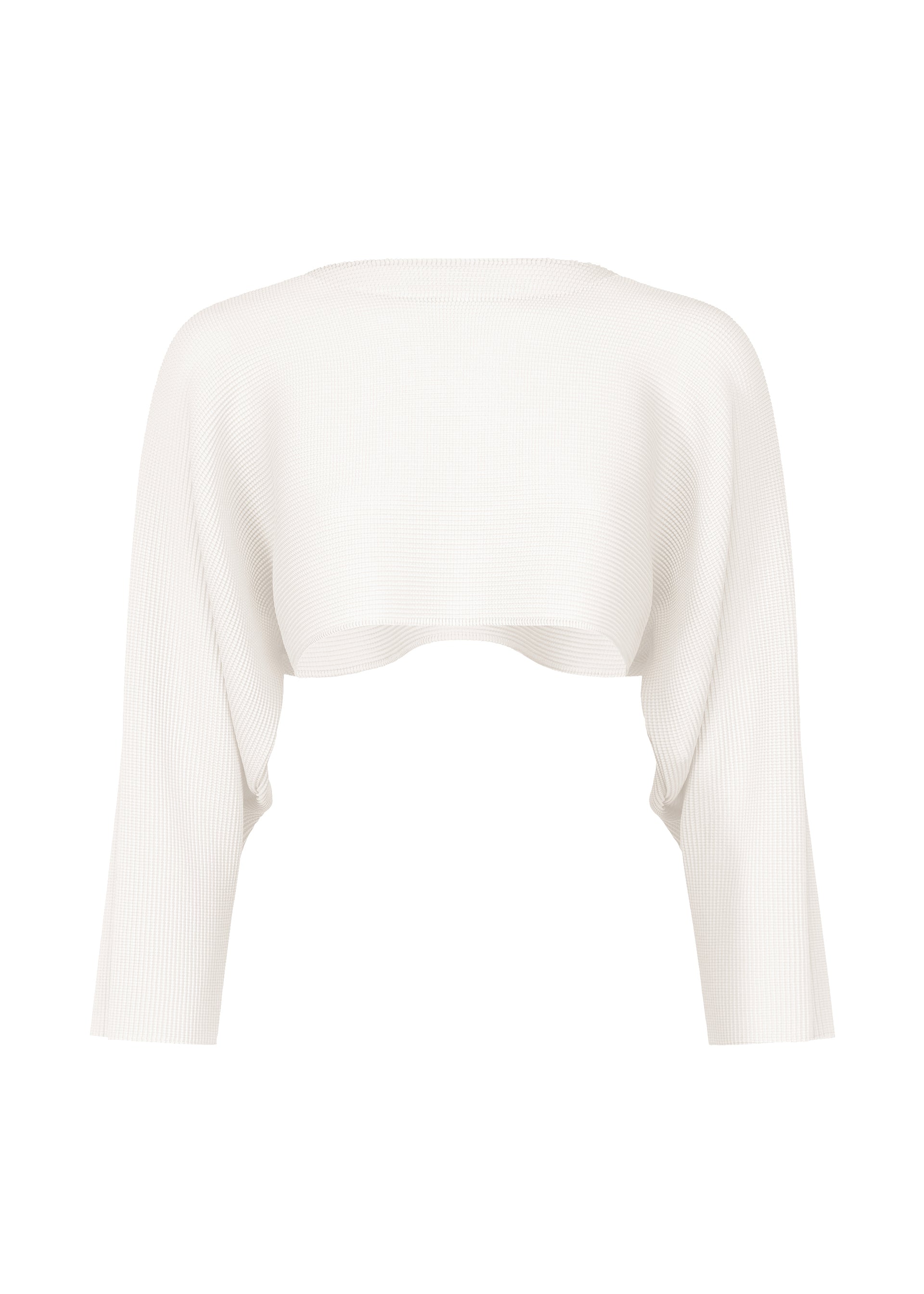 DOLMAN STRETCH PLEATS 1、ウィメンズ_トップス_トップ、ホワイト