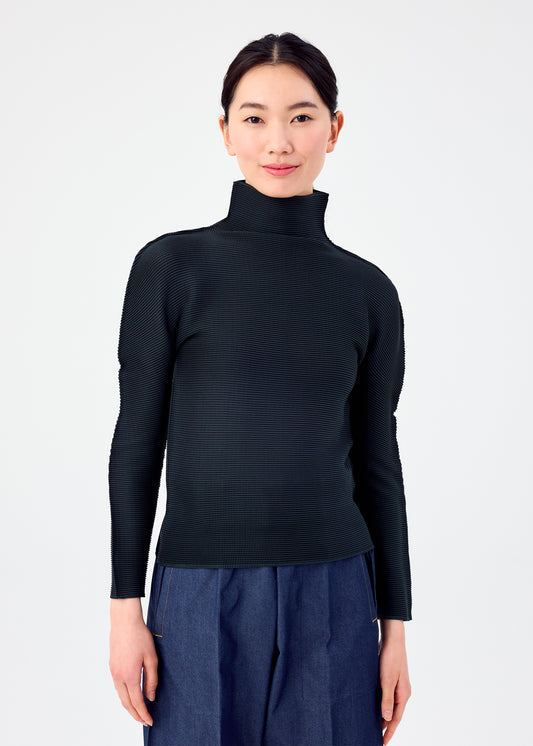 STRETCH PLEATS 4、ウィメンズ_トップス_トップ、着用画像1