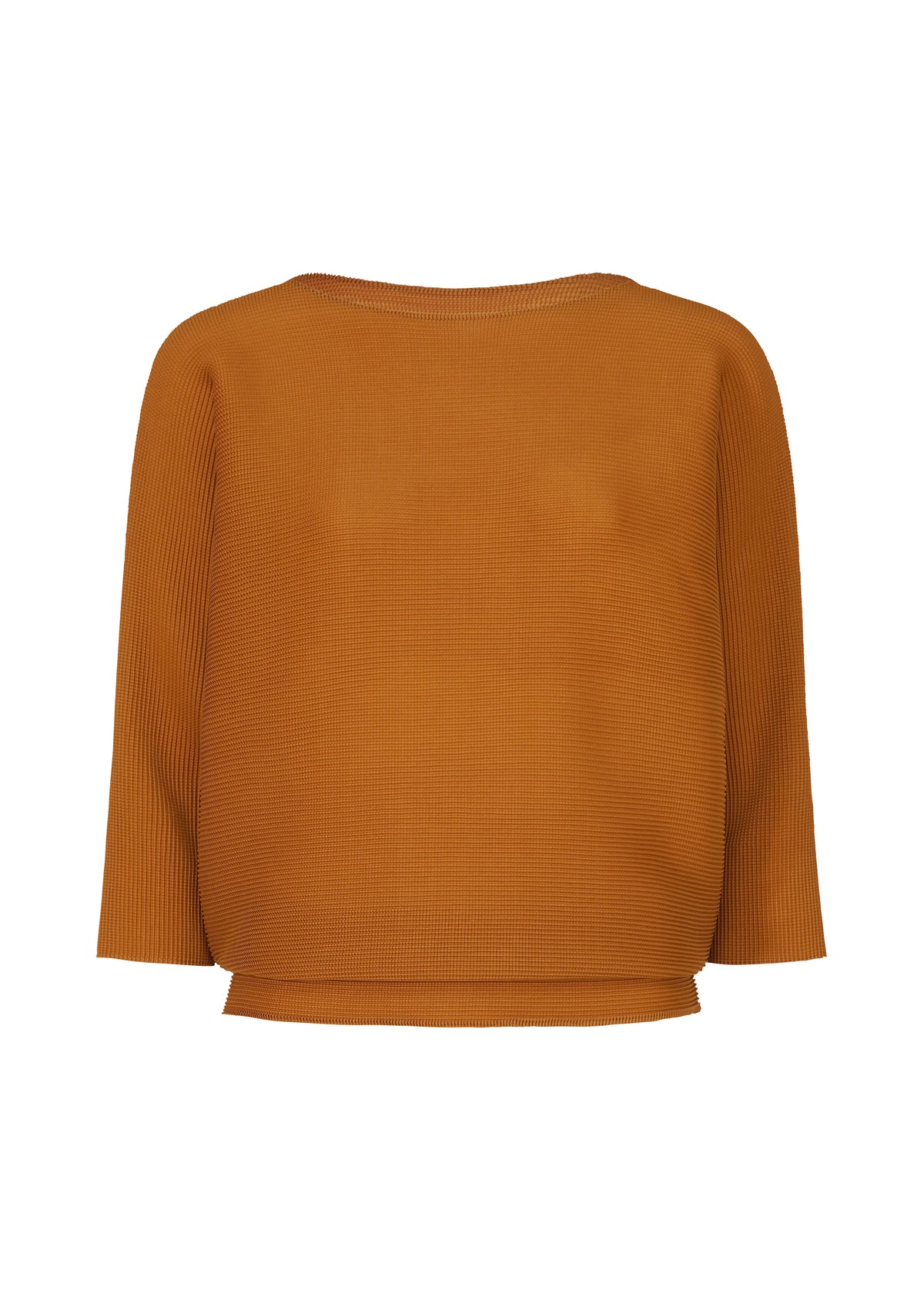 DOLMAN STRETCH PLEATS 2、ウィメンズ_トップス_トップ、オレンジ
