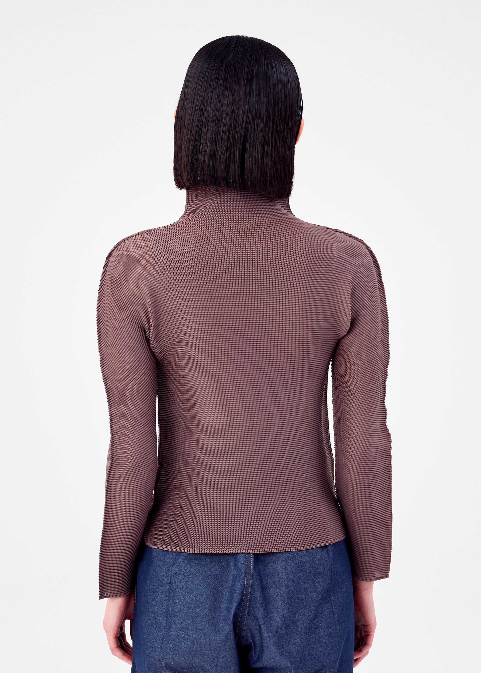 STRETCH PLEATS 5、ウィメンズ_トップス_トップ、着用画像2