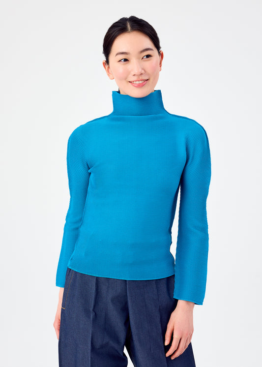 STRETCH PLEATS 6、ウィメンズ_トップス_トップ、着用画像1