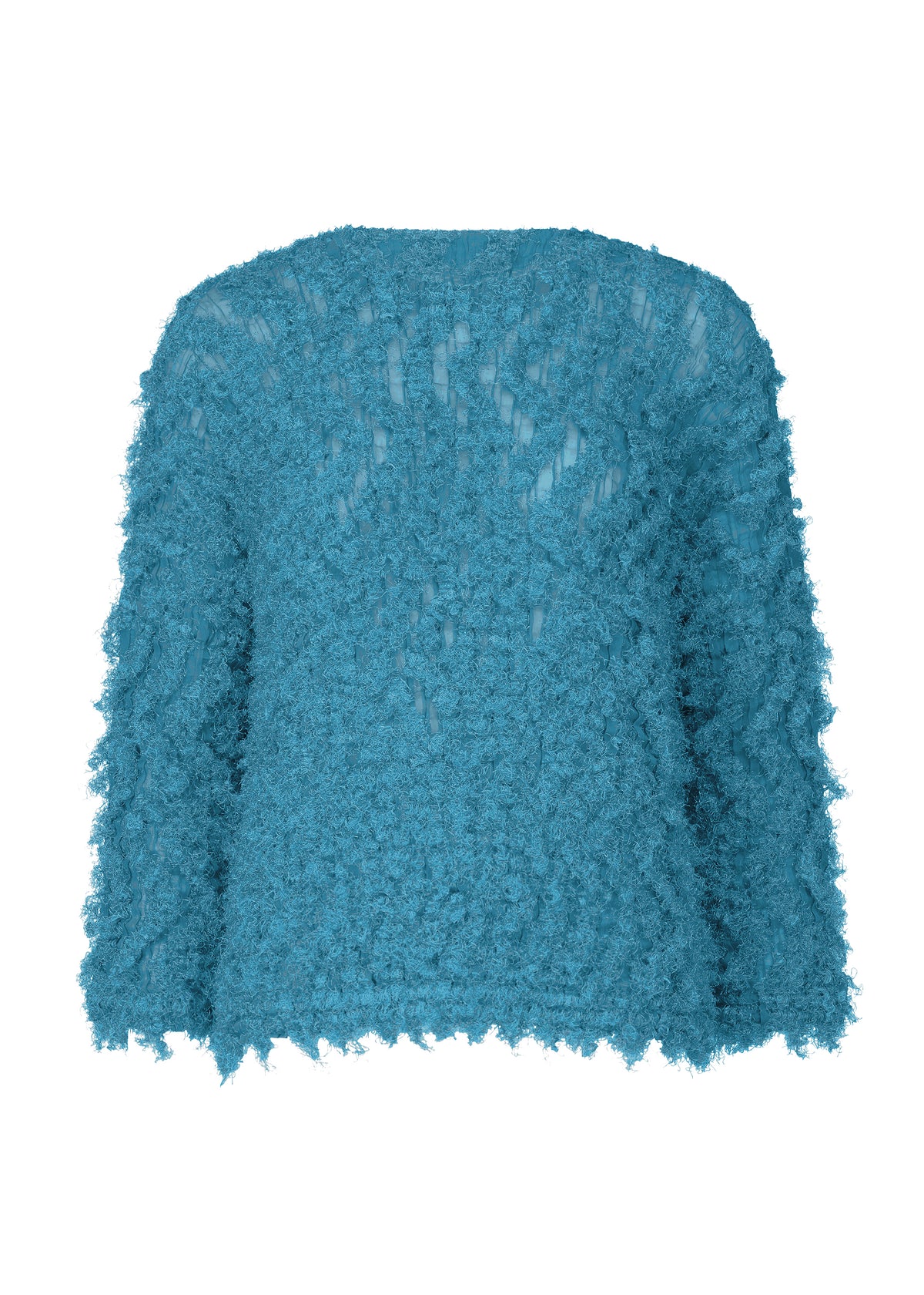 SHAGGY PLEATS、ウィメンズ_トップス_トップ、ブルー