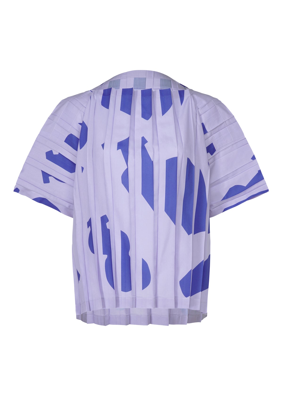 BOTTLE PLEATS SHIRT、ウィメンズ_トップス_トップ、パープル