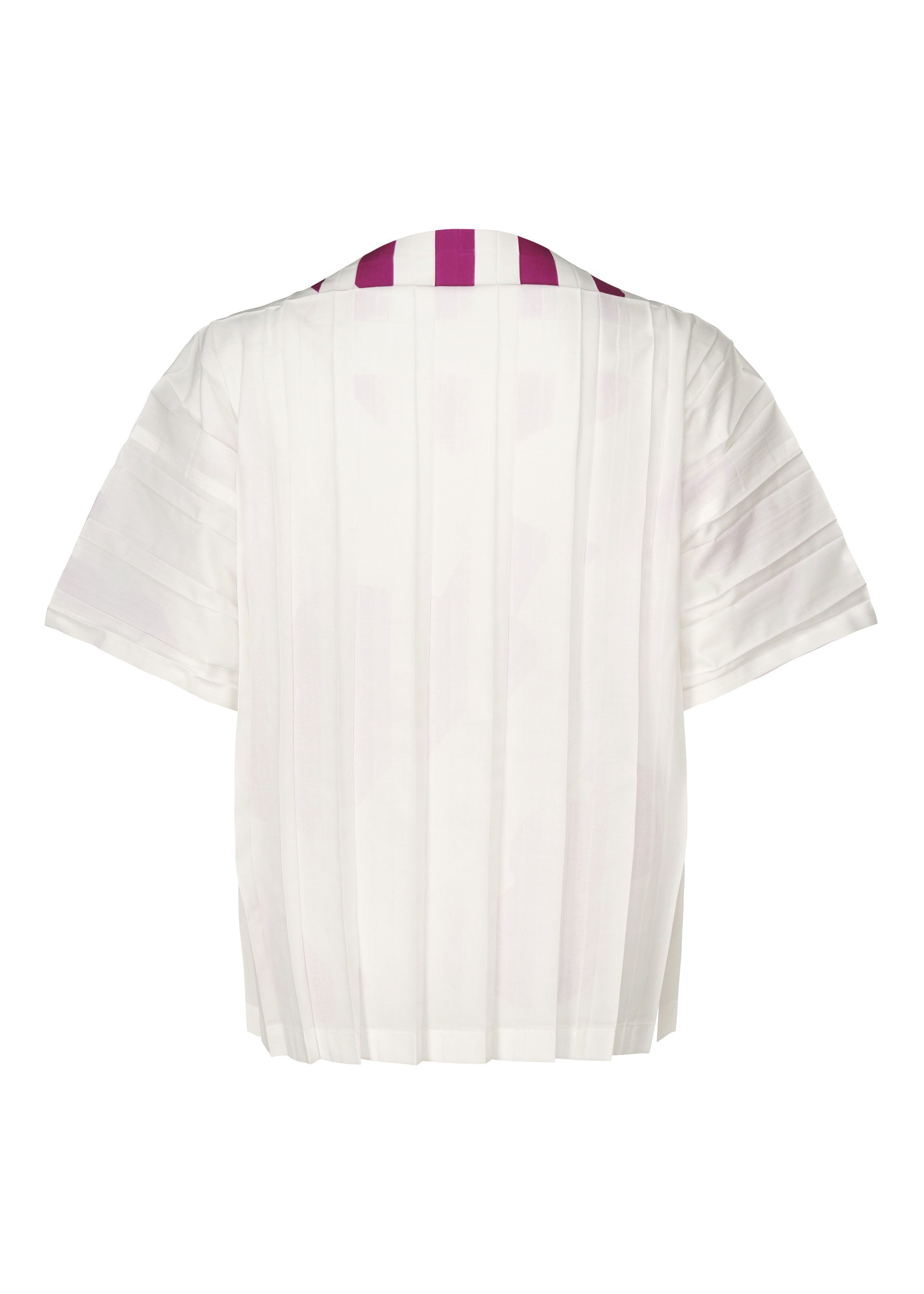 BOTTLE PLEATS SHIRT、ウィメンズ_トップス_トップ、ディテール画像1