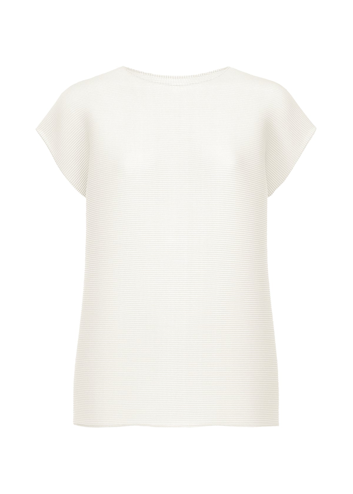 SQUARE STRETCH PLEATS、ウィメンズ_トップス_トップ、ホワイト