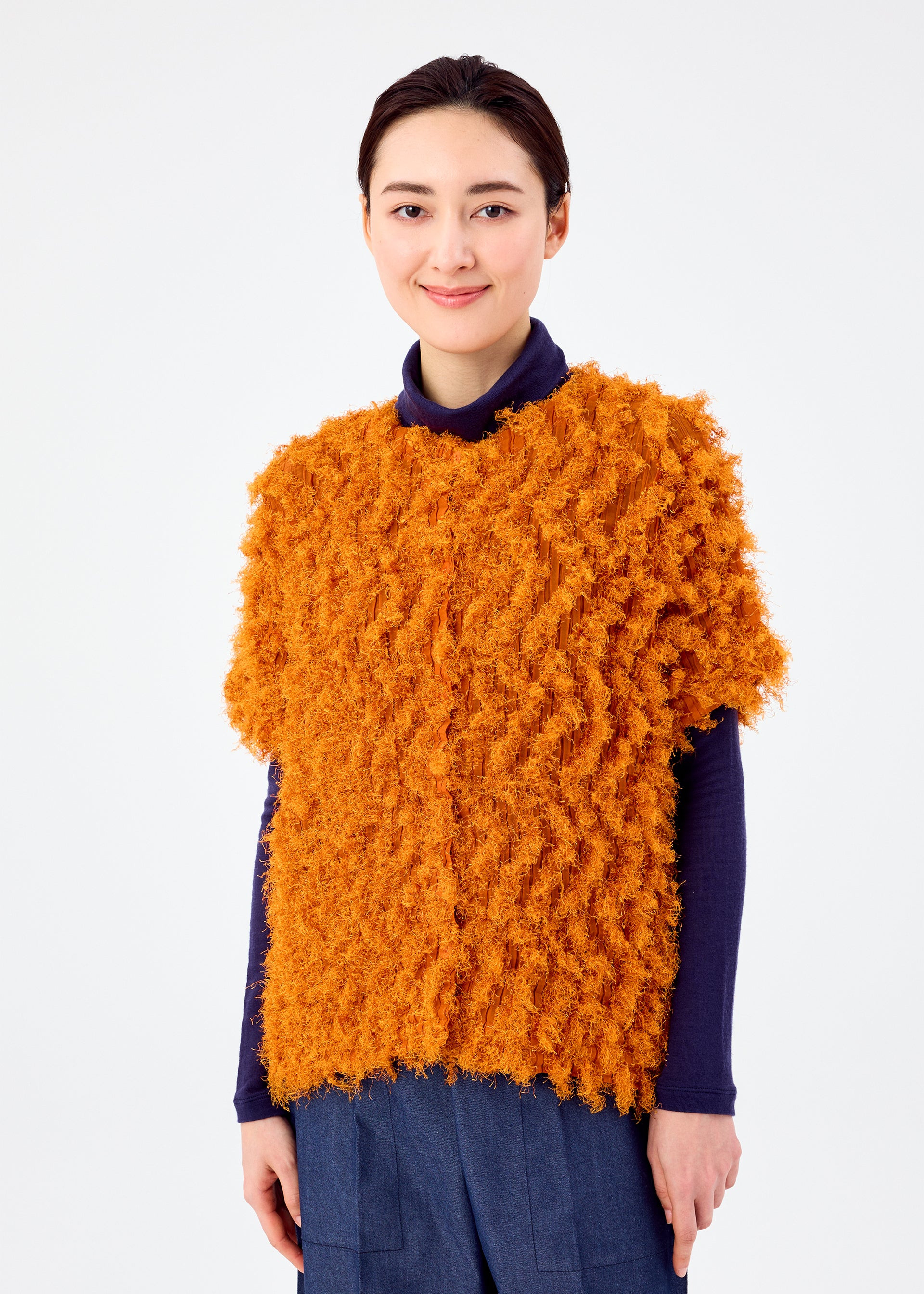 SHAGGY PLEATS、ウィメンズ_トップス_トップ、着用画像1