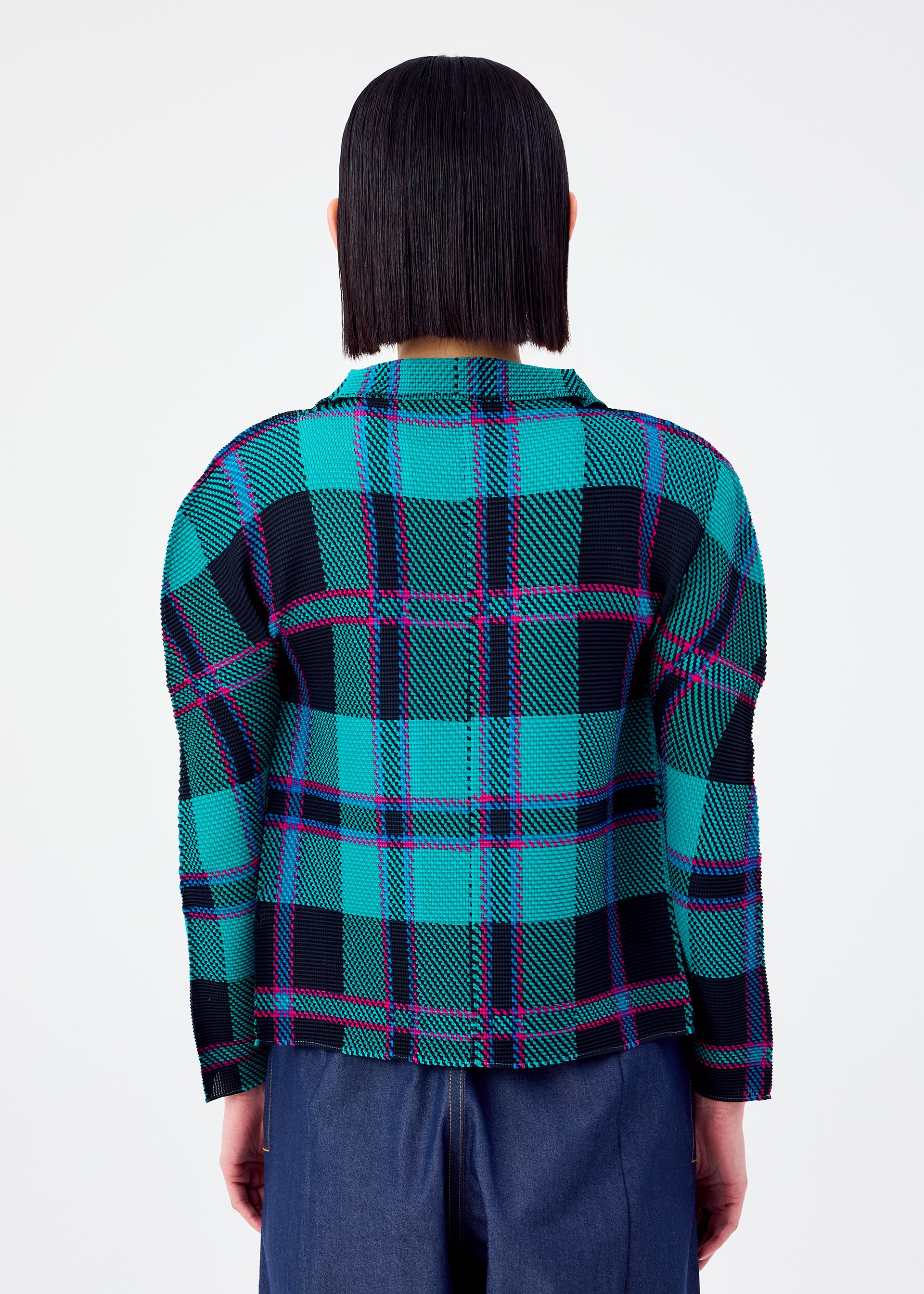 TARTAN CHECK、ウィメンズ_トップス_カーディガン、着用画像2