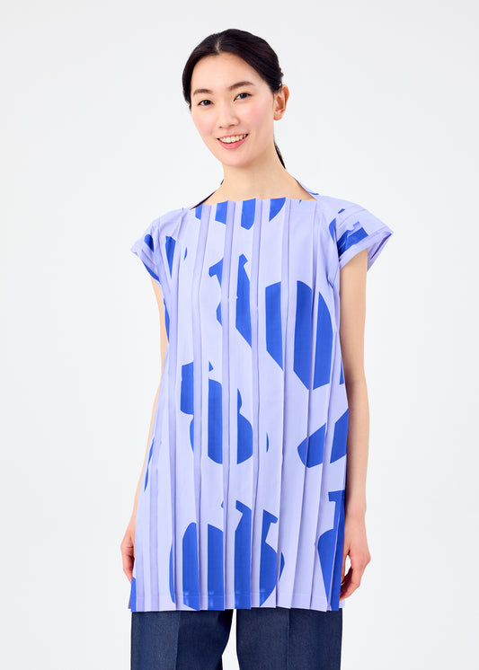 BOTTLE PLEATS SHIRT、ウィメンズ_トップス_チュニック、着用画像1