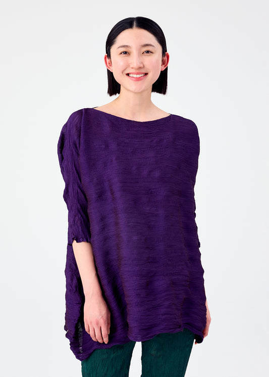 TWIST SEE-THROUGH CREPE、ウィメンズ_トップス_チュニック、着用画像1