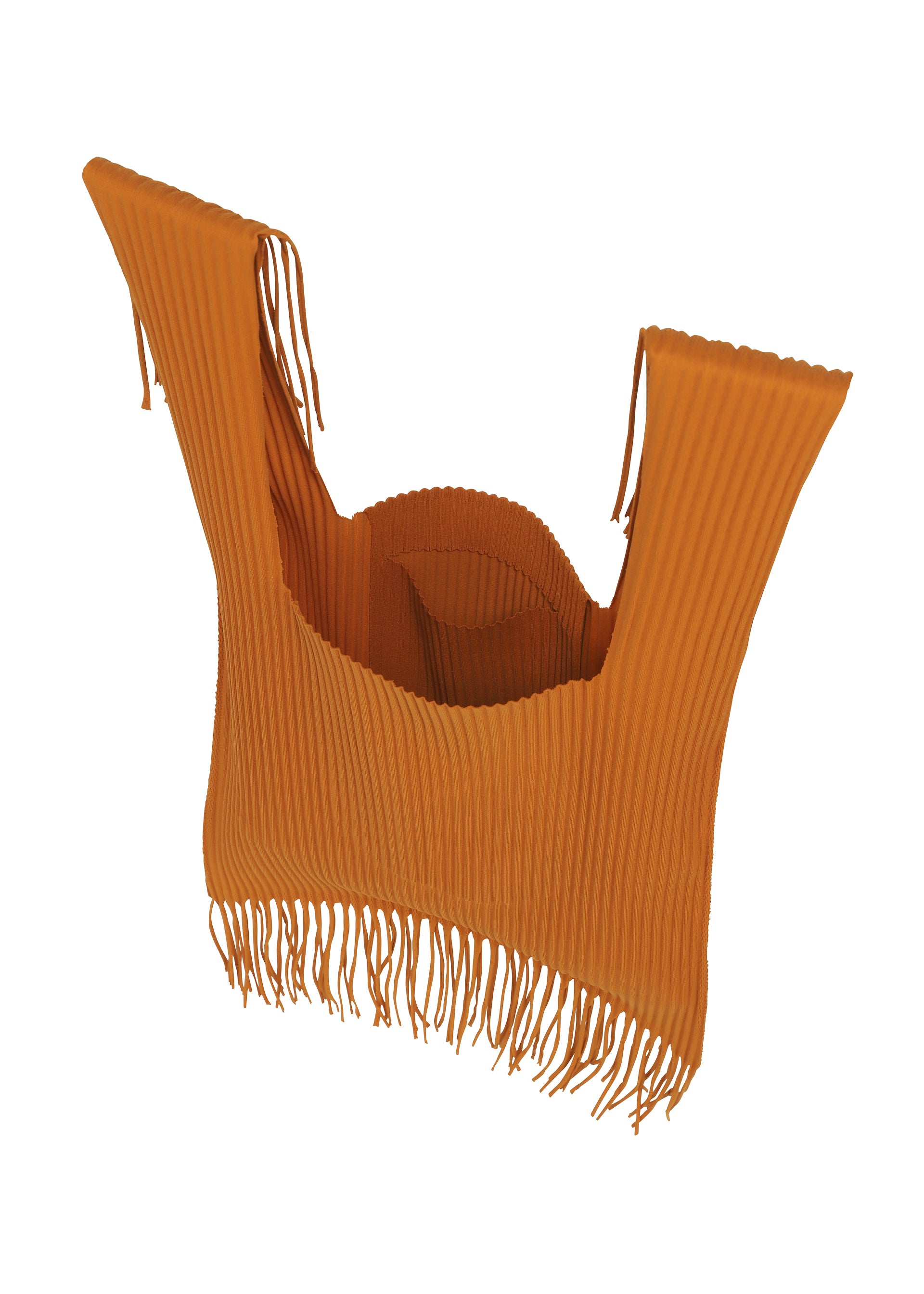 FRINGE FINE KNIT PLEATS BAG、バッグ&財布_トートバッグ、ディテール画像1
