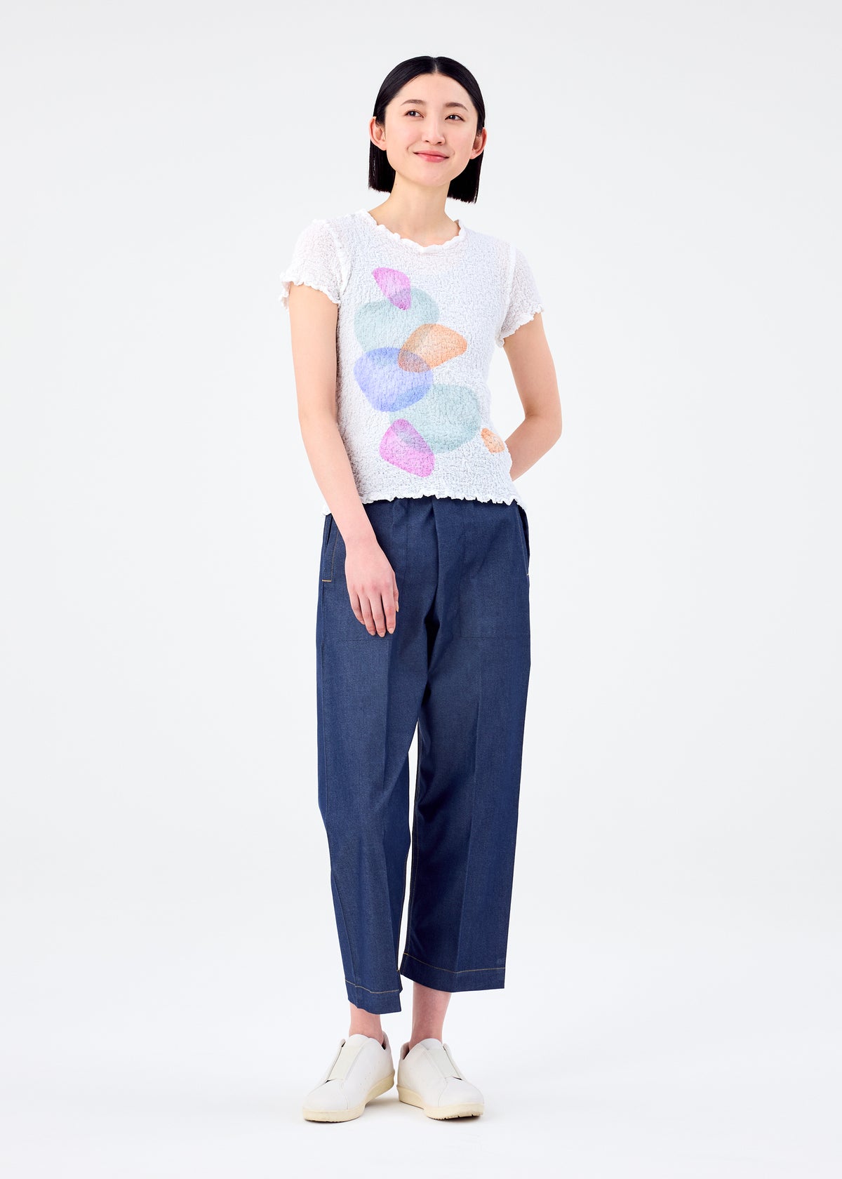 SEA GLASS PRINT CAULIFLOWER、ウィメンズ_トップス_トップ、着用画像3