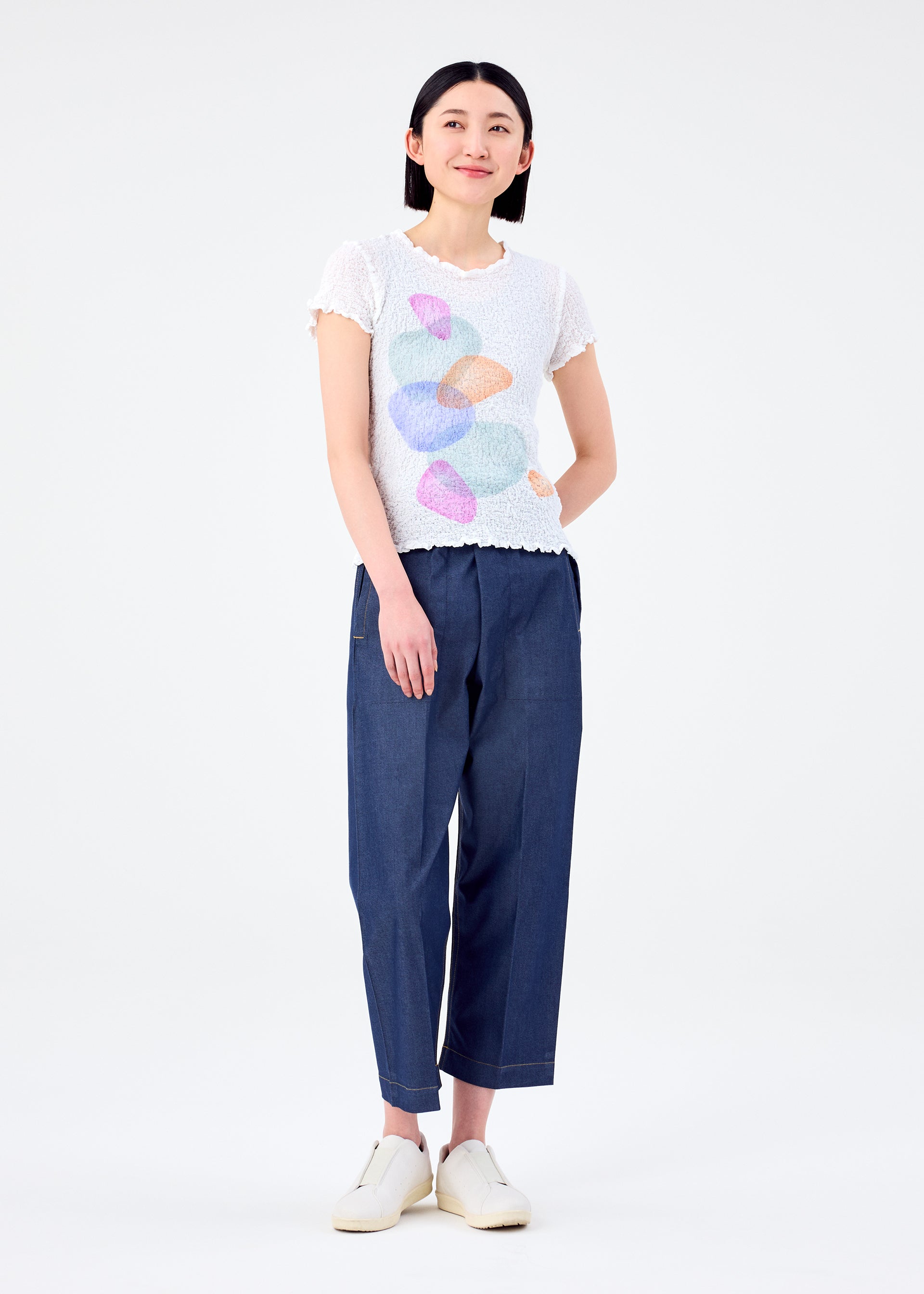 SEA GLASS PRINT CAULIFLOWER、ウィメンズ_トップス_トップ、着用画像3