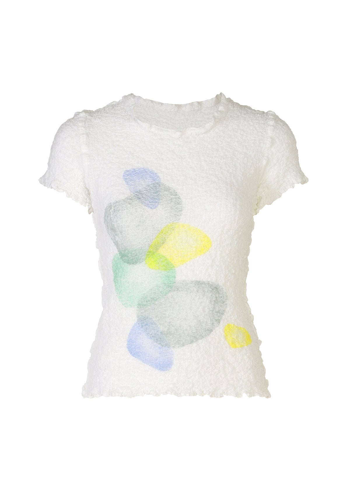 SEA GLASS PRINT CAULIFLOWER、ウィメンズ_トップス_トップ、ブルー