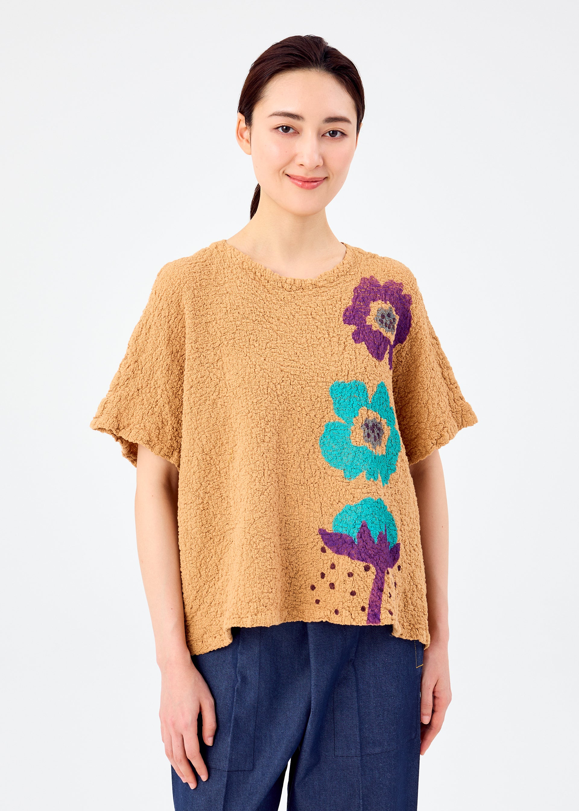 GROW PRINT CAULIFLOWER、ウィメンズ_トップス_トップ、着用画像1