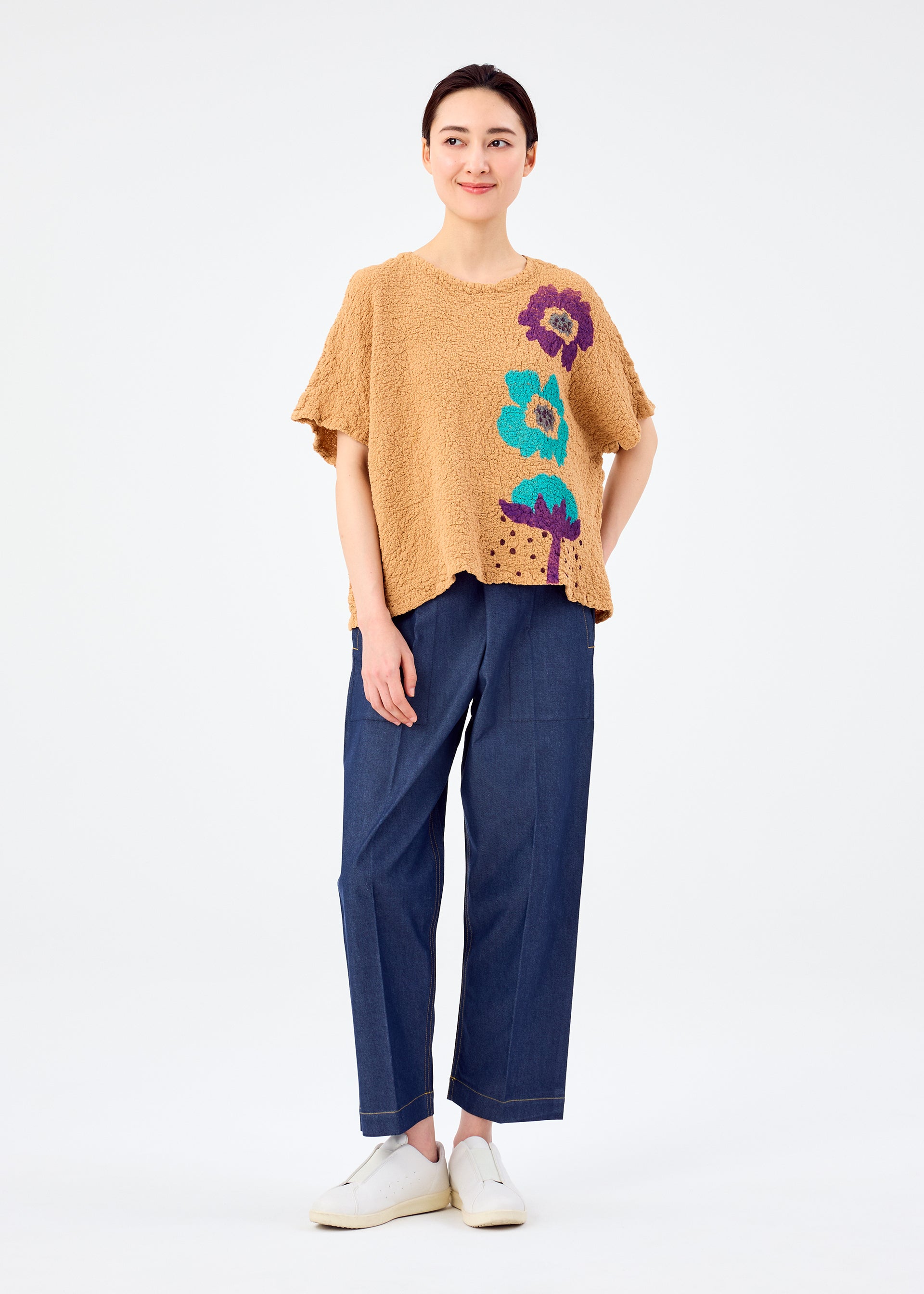 GROW PRINT CAULIFLOWER、ウィメンズ_トップス_トップ、着用画像3