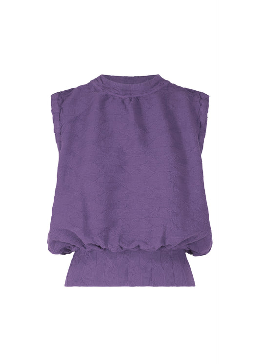 KNIT LIKE CLOTH、ウィメンズ_トップス_トップ、パープル