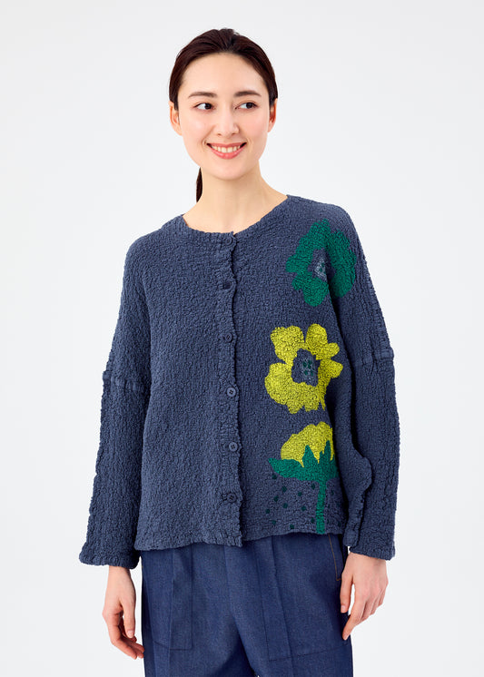 GROW PRINT CAULIFLOWER、ウィメンズ_トップス_カーディガン、着用画像1