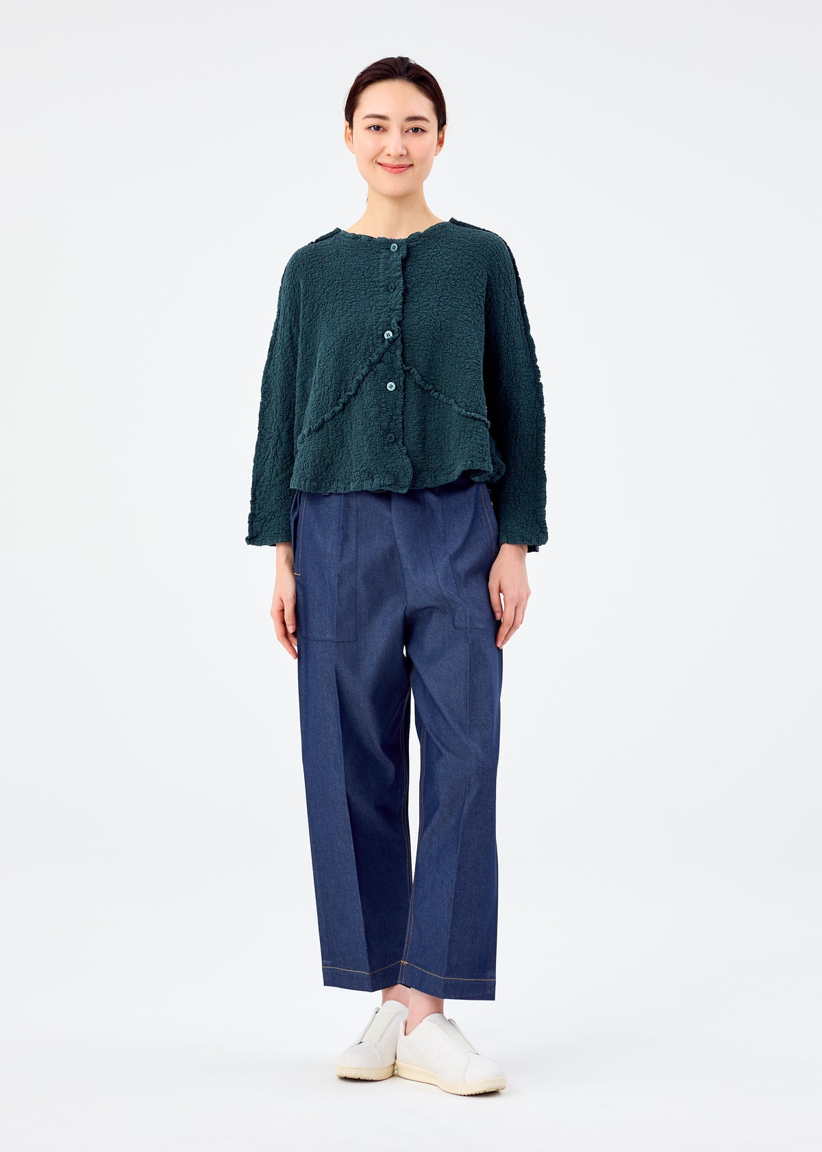 LINE CAULIFLOWER、ウィメンズ_トップス_カーディガン、着用画像3