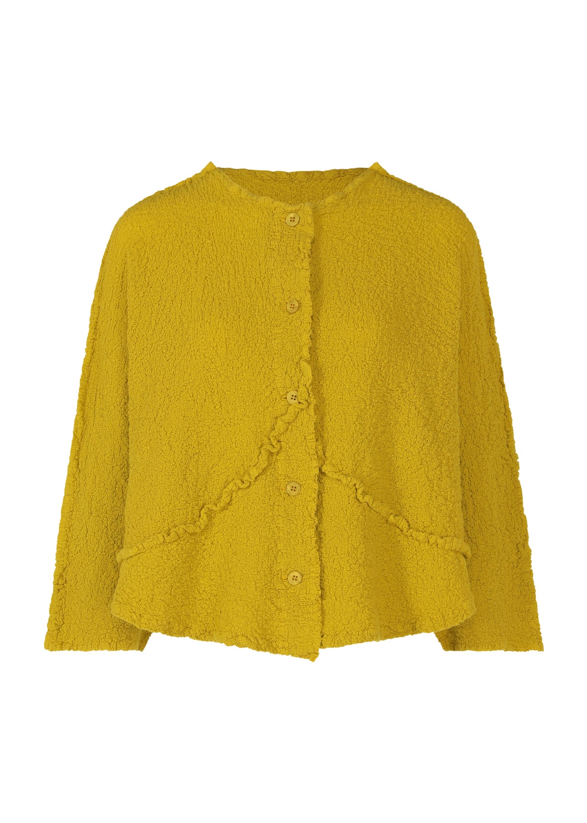 LINE CAULIFLOWER、ウィメンズ_トップス_カーディガン、イエロー