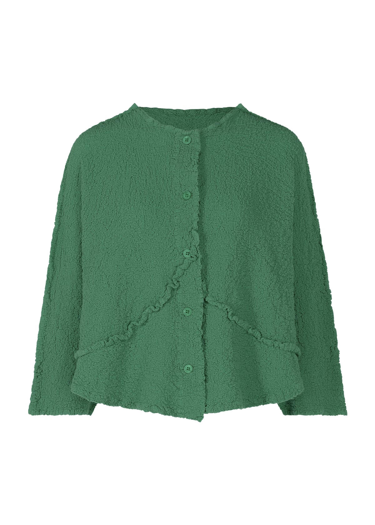 LINE CAULIFLOWER、ウィメンズ_トップス_カーディガン、グリーン