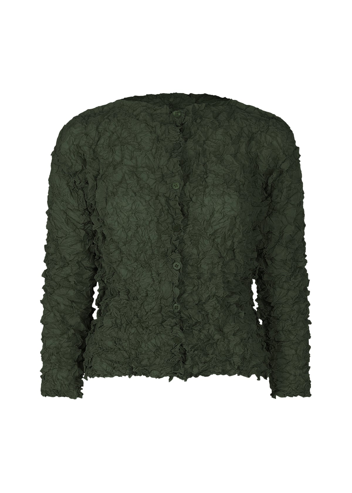 MERINGUE TOP、ウィメンズ_トップス_カーディガン、カーキ