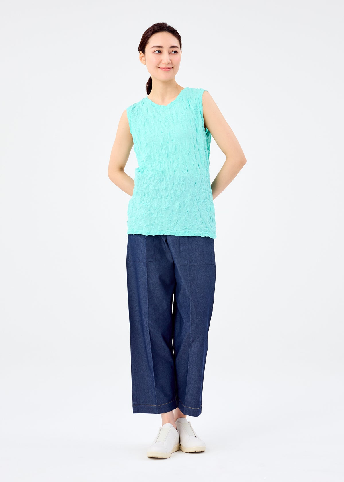 MERINGUE T-SHIRT、ウィメンズ_トップス_トップ、着用画像3