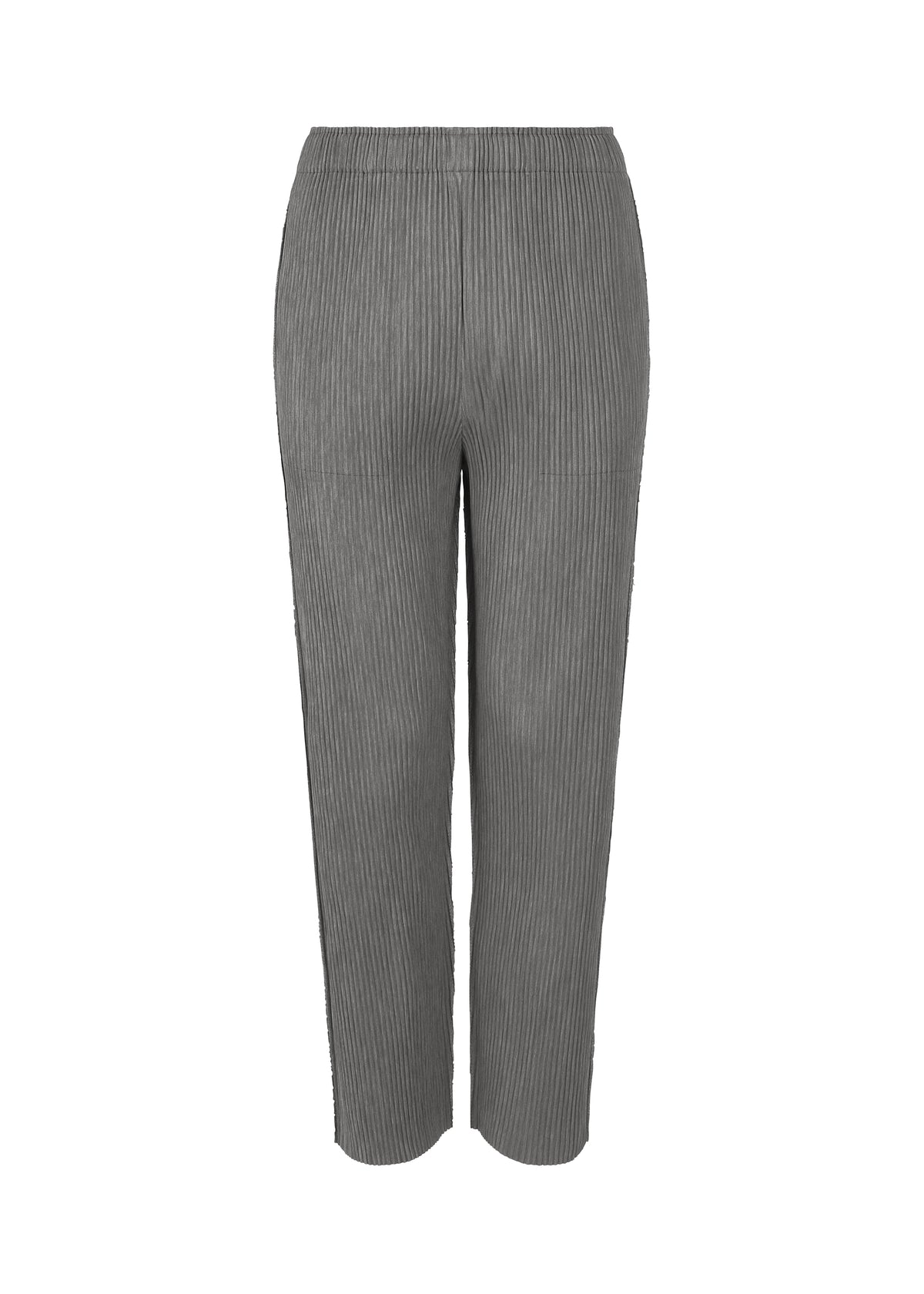 MIX FINE KNIT PLEATS BOTTOM、ウィメンズ_パンツ、グレー