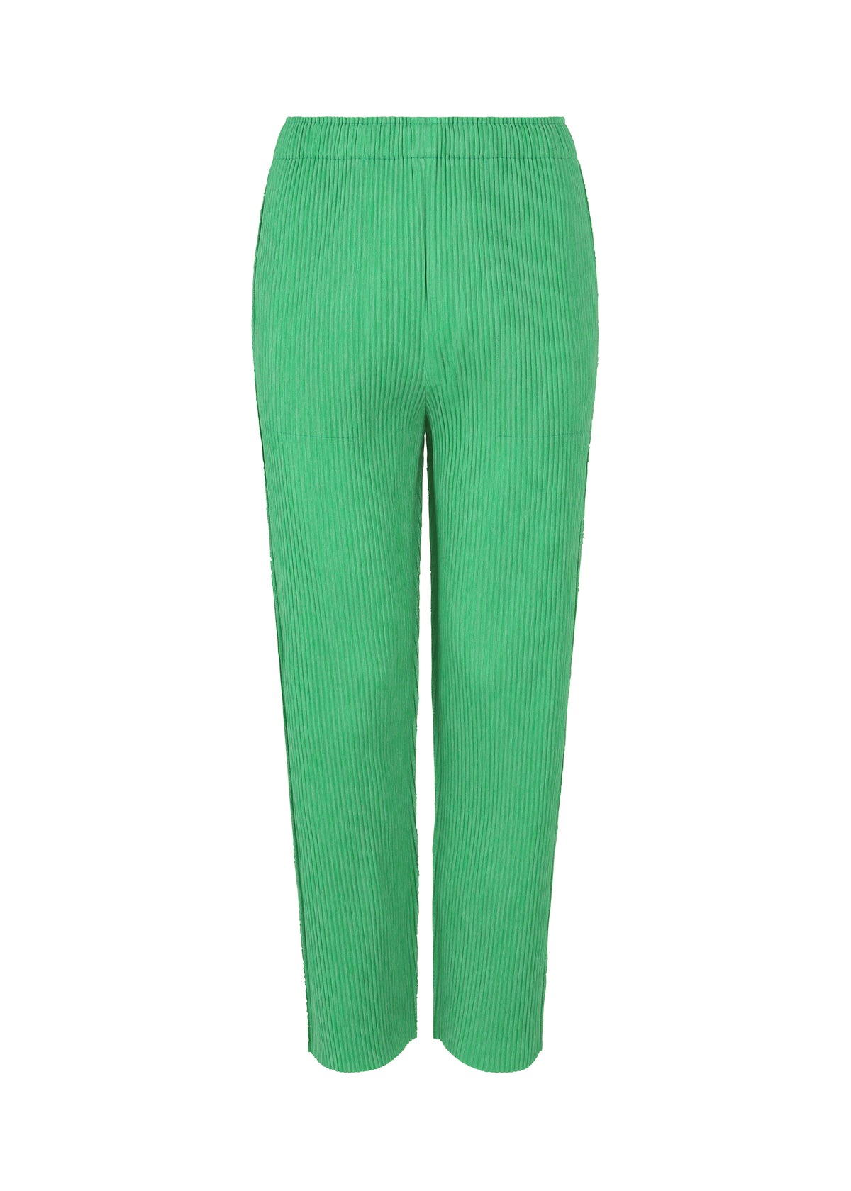 MIX FINE KNIT PLEATS BOTTOM、ウィメンズ_パンツ、グリーン