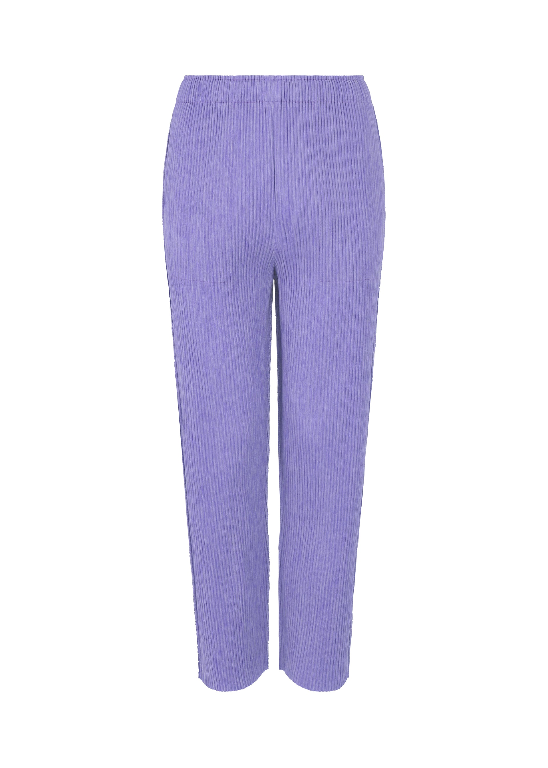 MIX FINE KNIT PLEATS BOTTOM、ウィメンズ_パンツ、パープル