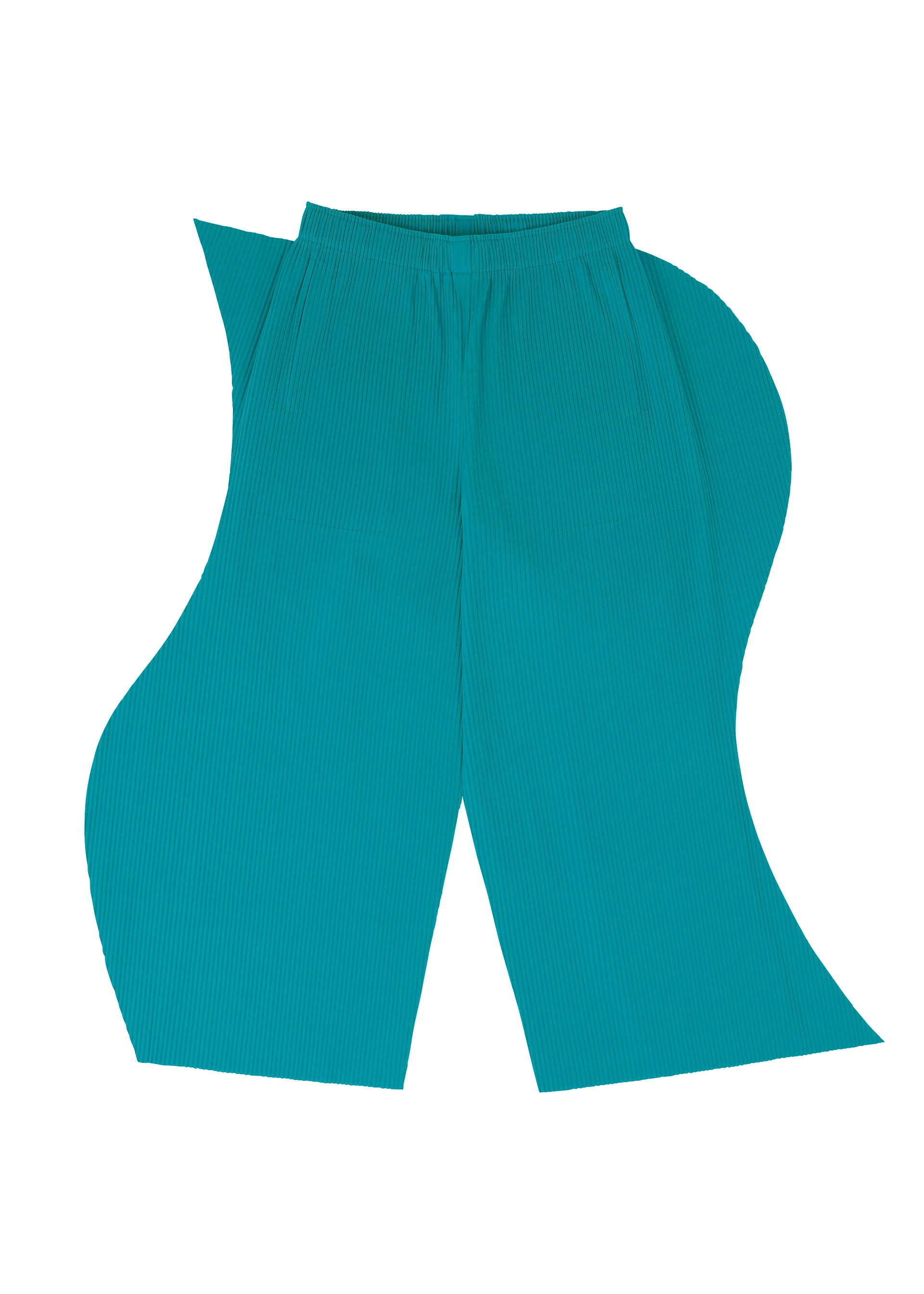 FINE KNIT PLEATS BOTTOM 1、ウィメンズ_パンツ、ディテール画像2