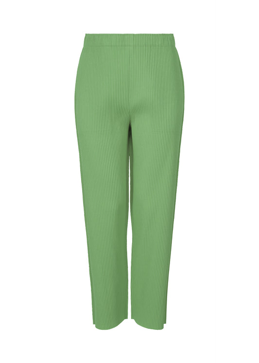 FINE KNIT PLEATS COLOR 2、ウィメンズ_パンツ、グリーン