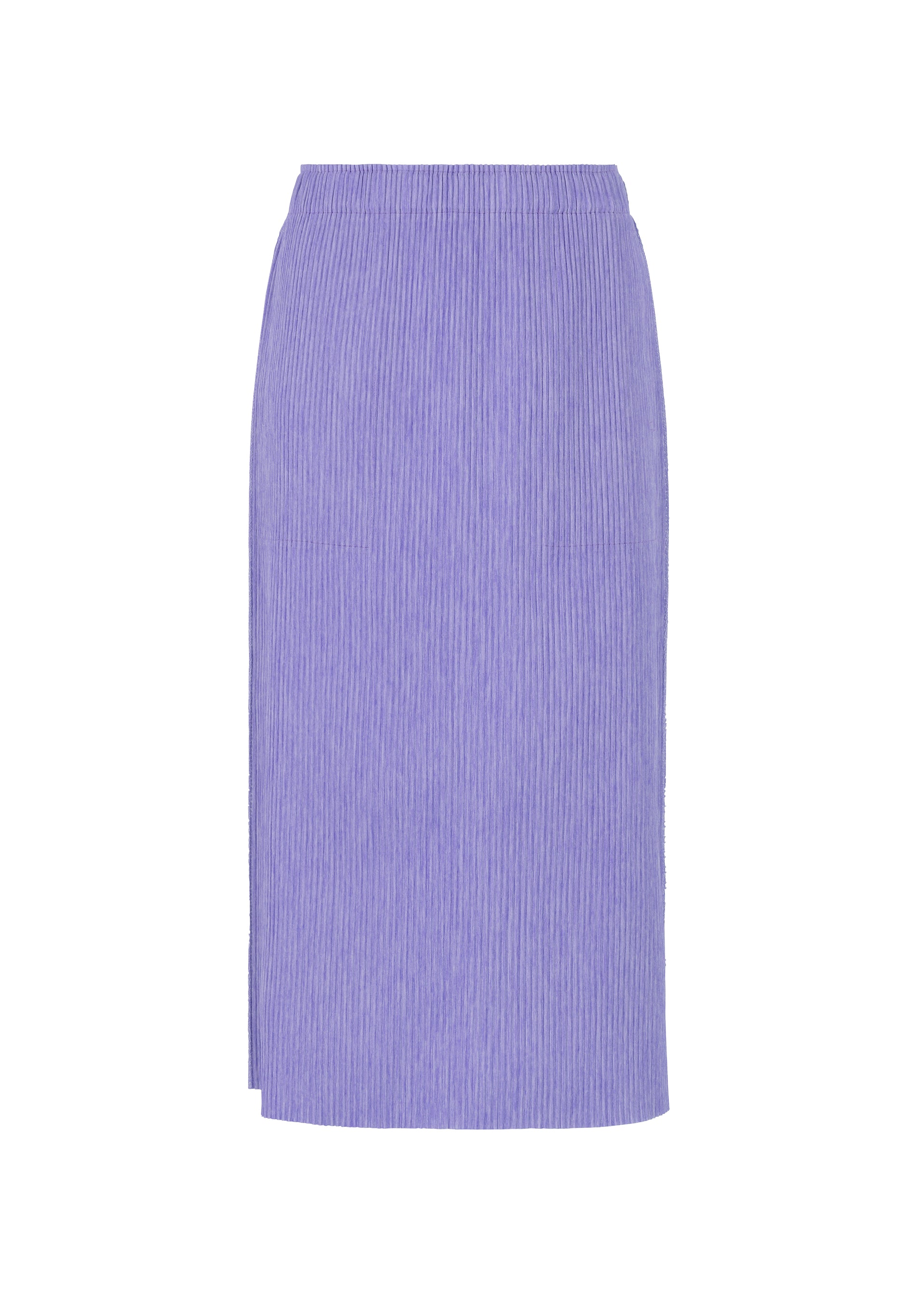 MIX FINE KNIT PLEATS BOTTOM、ウィメンズ_スカート、パープル