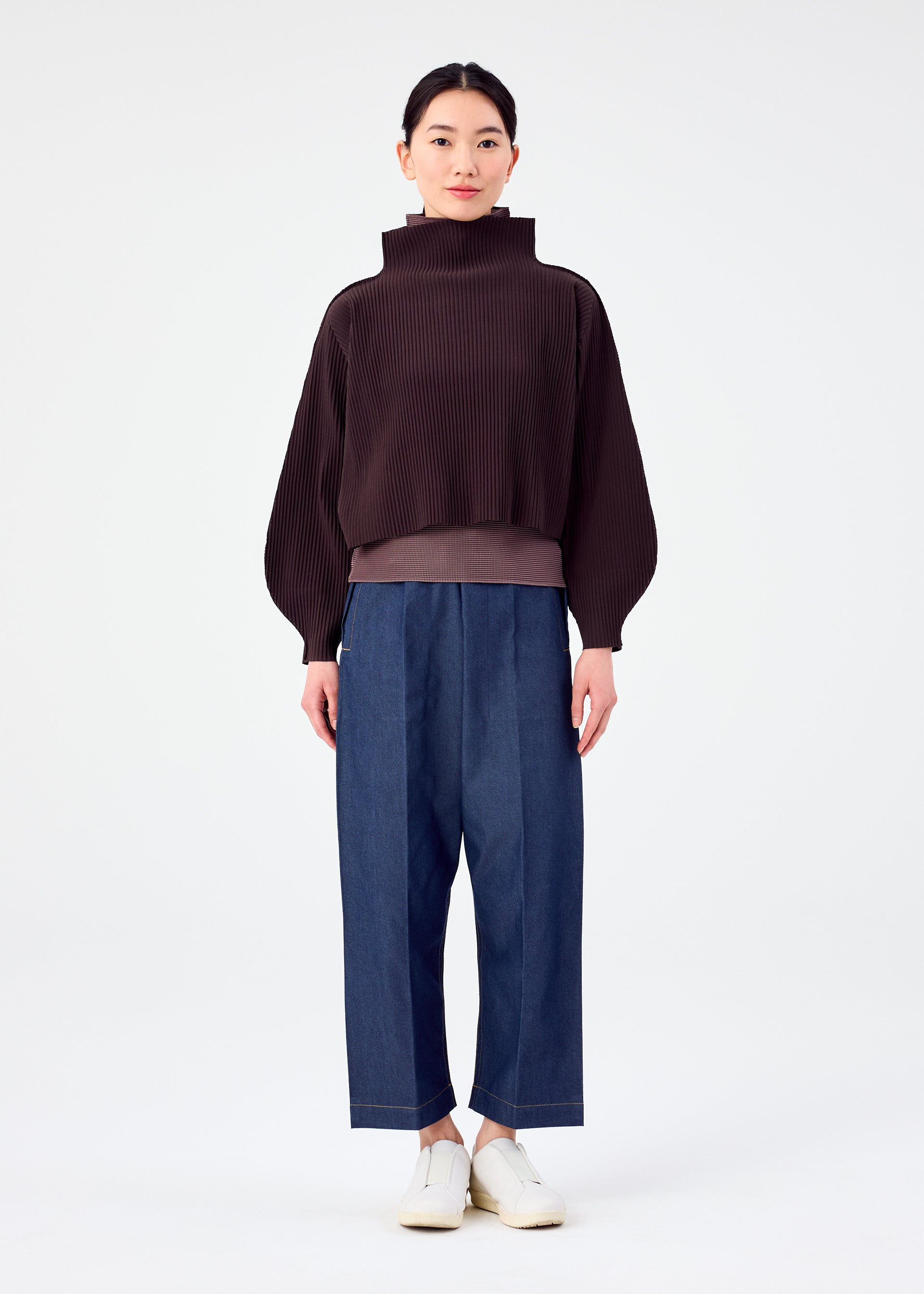 ROUND PLEATS、ウィメンズ_トップス_トップ、着用画像3