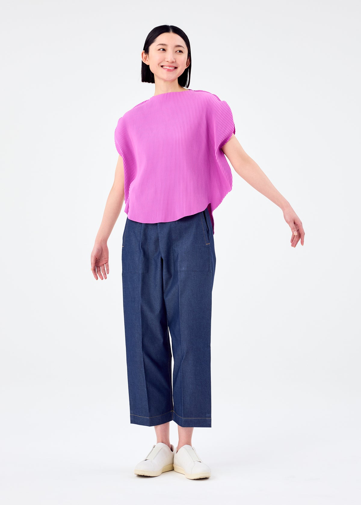 CIRCLE PLEATS、ウィメンズ_トップス_トップ、着用画像3