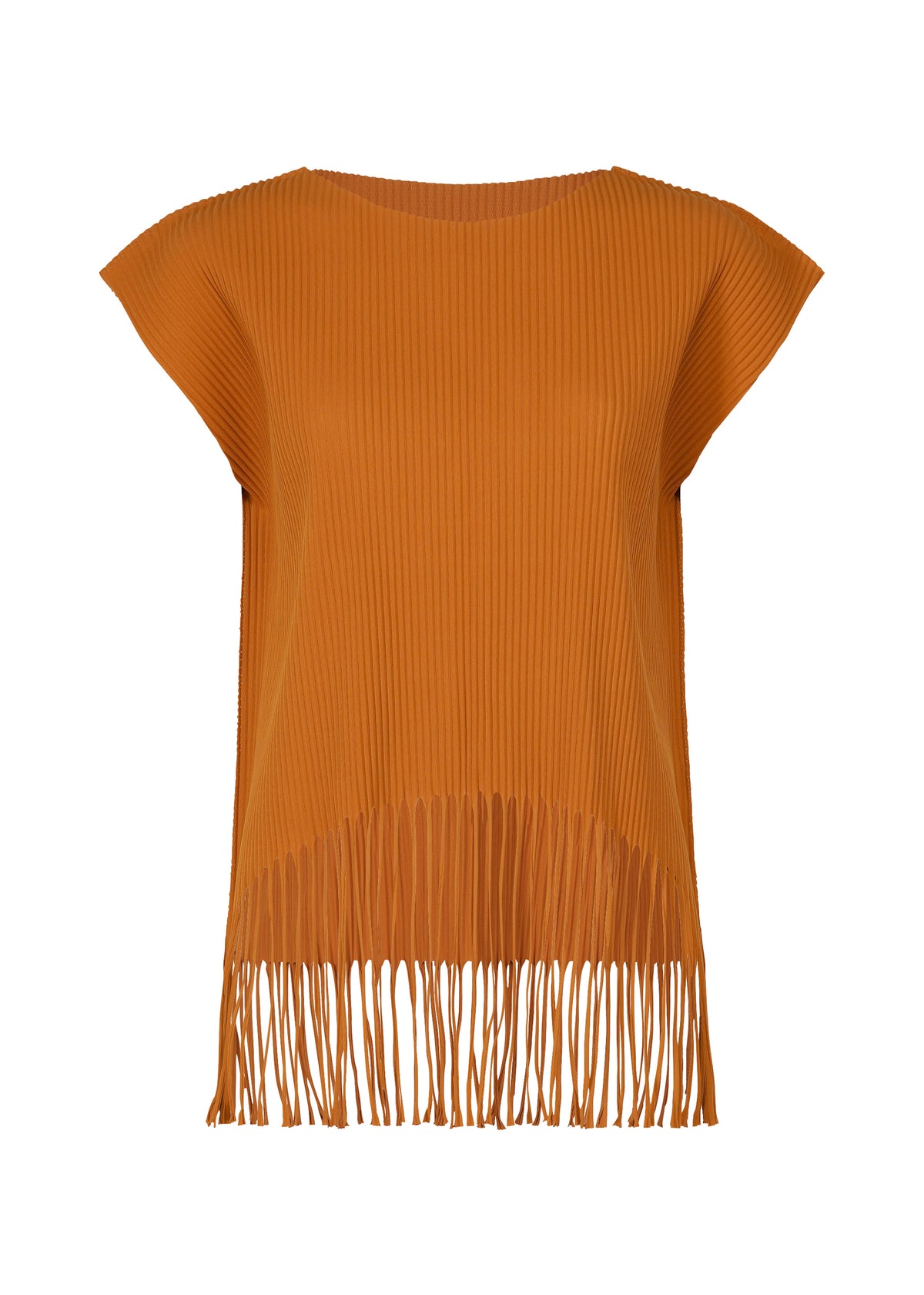 FRINGE PLEATS、ウィメンズ_トップス_トップ、オレンジ